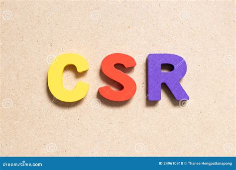csr afkorting.
